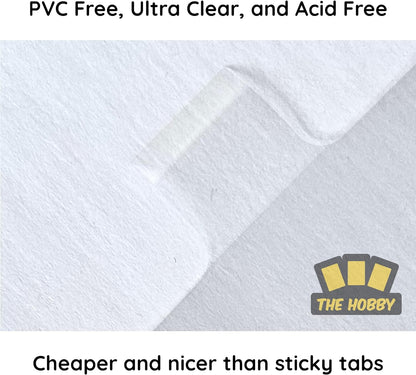 sticky card sleeves Amazon.com : Imeepa Clear Sticky Label Pockets for Index Cards, 4"x6", 30 Pcs
