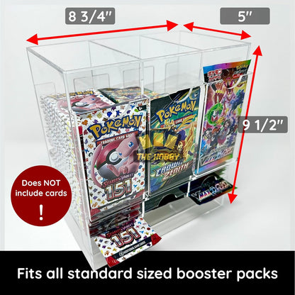 The Hobby Lair 3 Slot Booster Pack Dispenser For Pokemon, MTG, One Piece