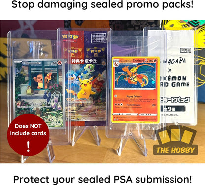 Tallboy Toploaders For Sealed Pokemon Promo Packs [25 Count]