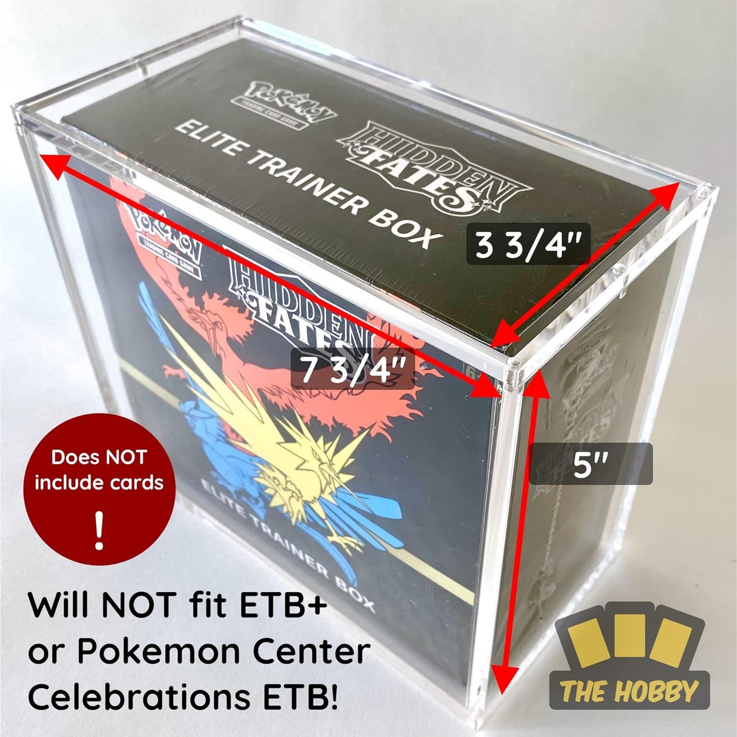 The Hobby Lair Pokemon Deluxe ETB Acrylic Case