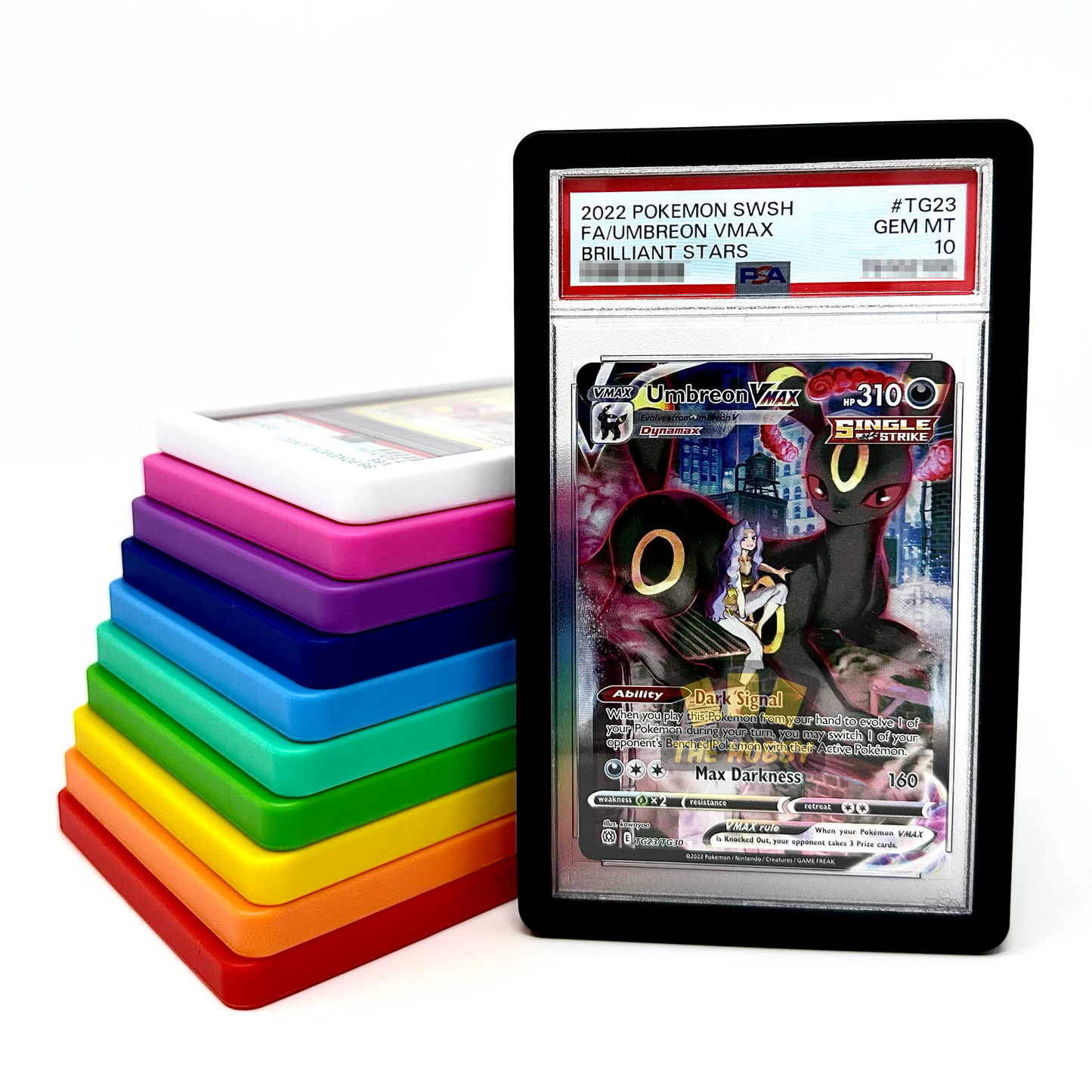 Bumper Guard for PSA Graded Cards ONLY | Shield Your Slabs! | Ultimate Edge Protector Bumper [Red]