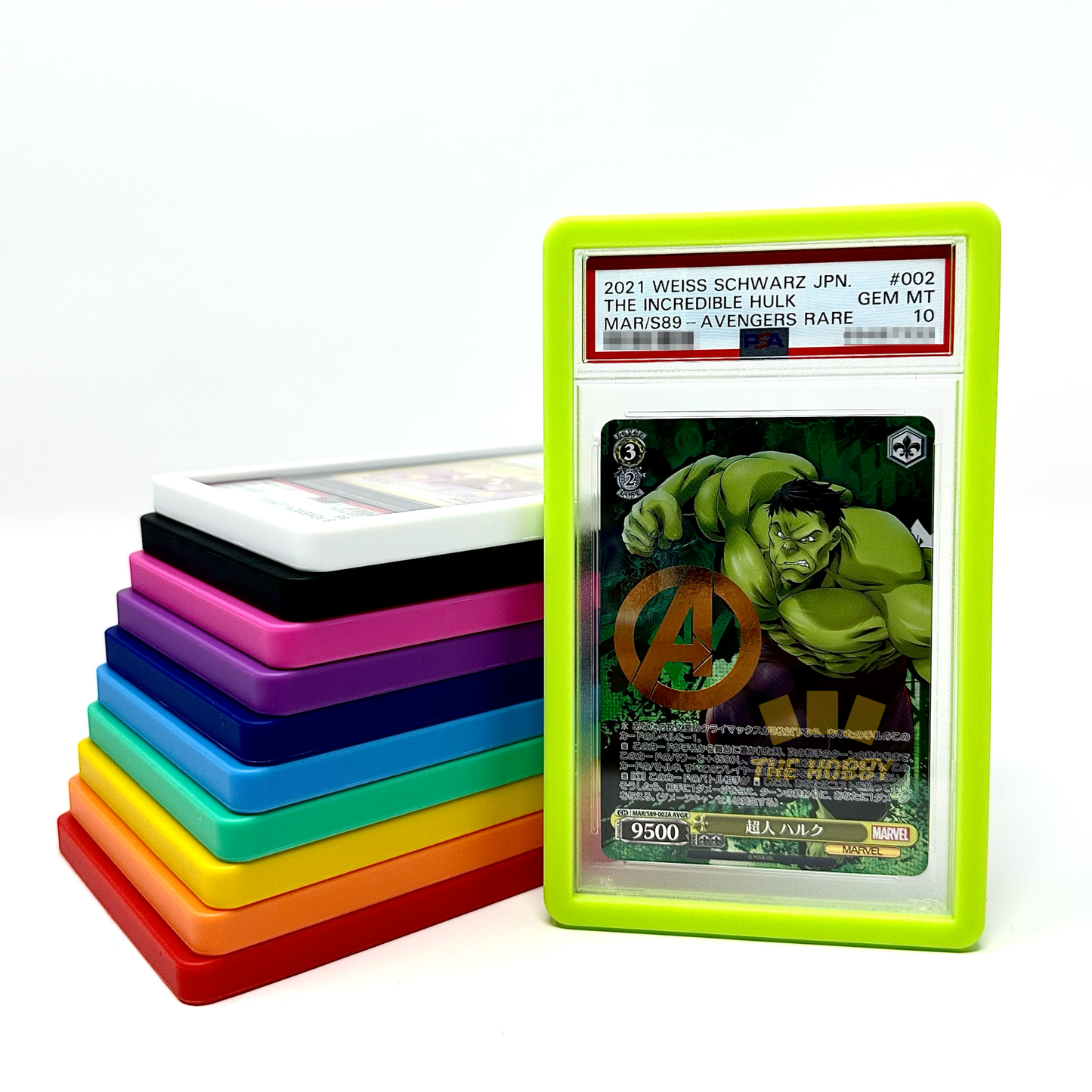 Bumper Guard for PSA Graded Cards ONLY | Shield Your Slabs! | Ultimate Edge Protector Bumper [Red]