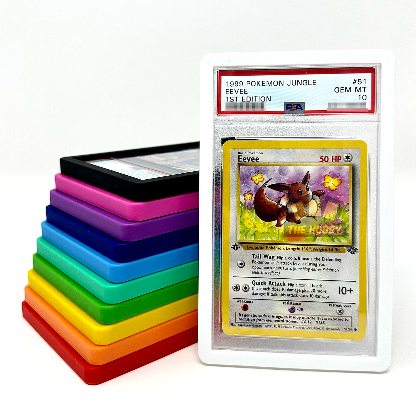 Bumper Guard for PSA Graded Cards ONLY | Shield Your Slabs! | Ultimate Edge Protector Bumper [Red]